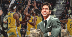 <b>NBA新赛季有八队缴纳奢侈税 无极4靠谱吗勇士1.</b>