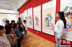 无极加速器119幅绵竹木版年画精品亮相河北武强
