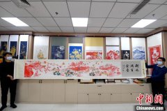 无极集团总代理河北阜城剪纸艺人历时半年创作